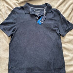 NWT Nautica Navy Blue Polo Shirt
